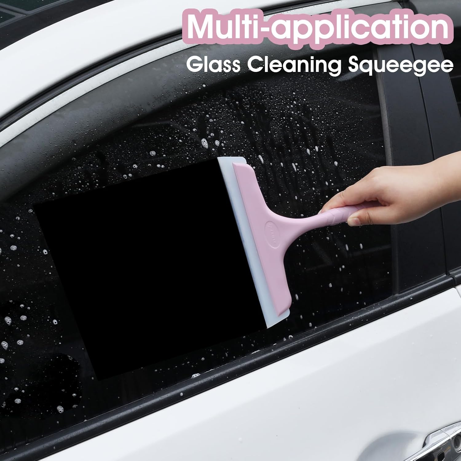 Shower Squeegee for Glass Doors, Bathroom Squeegee for Shower, Mini Window Squeegee, Home Bathroom