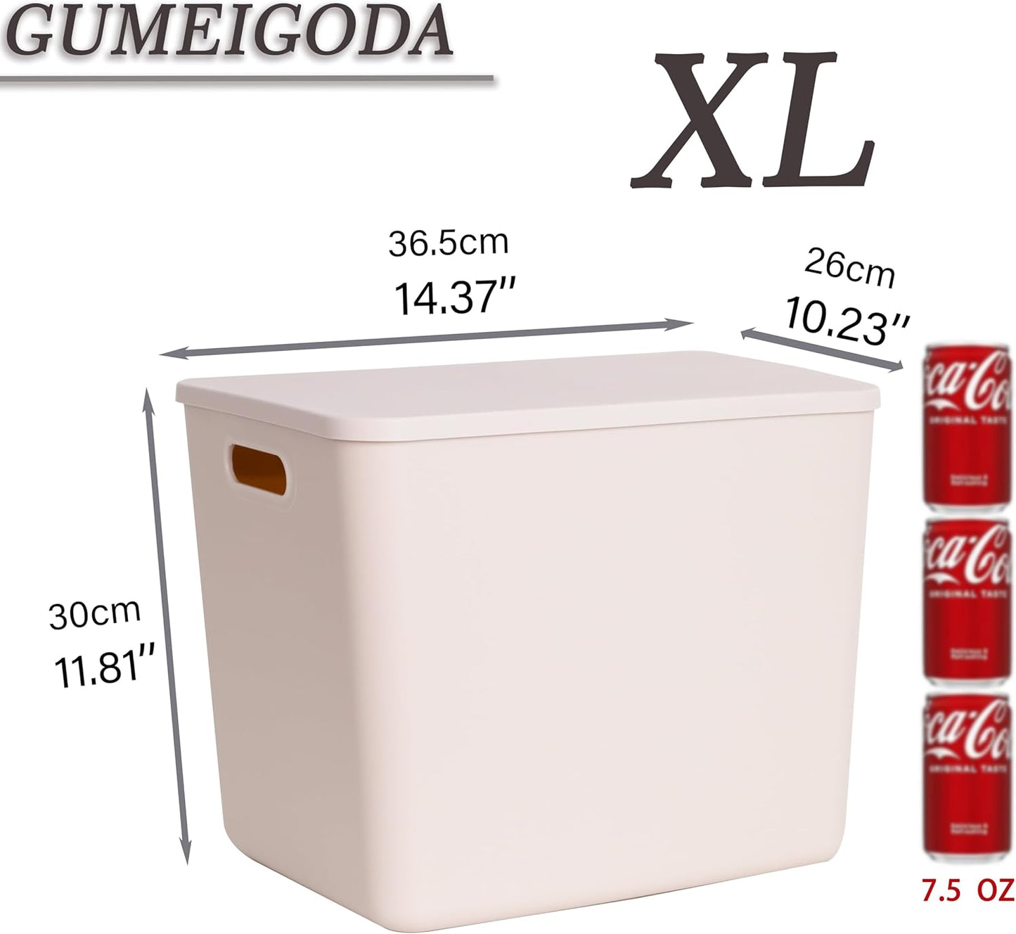 Plastic Storage Bins with lids,Storage Baskets,Container with handle,Storage Organizer Bins for