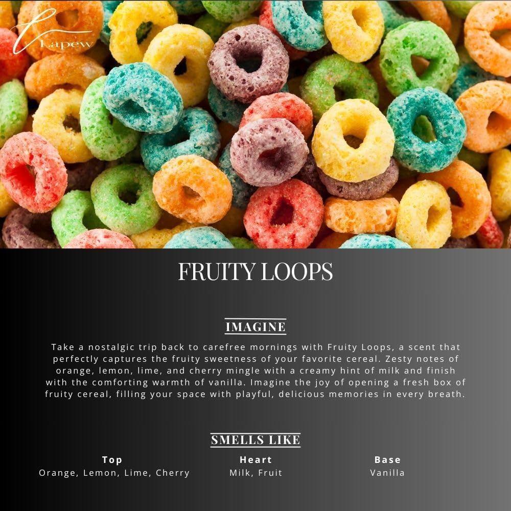 Fruity Loops Carpet Freshener Powder: Powerful Odor Eliminator for Home, Upholstery Deodorizer