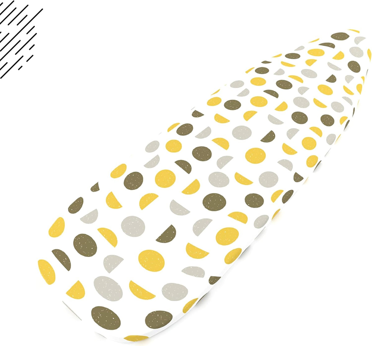 Encasa XO Ironing Board Cover and Pad 54"x15" - Thick 3mm Felt Padding, Drawstring Tightening &