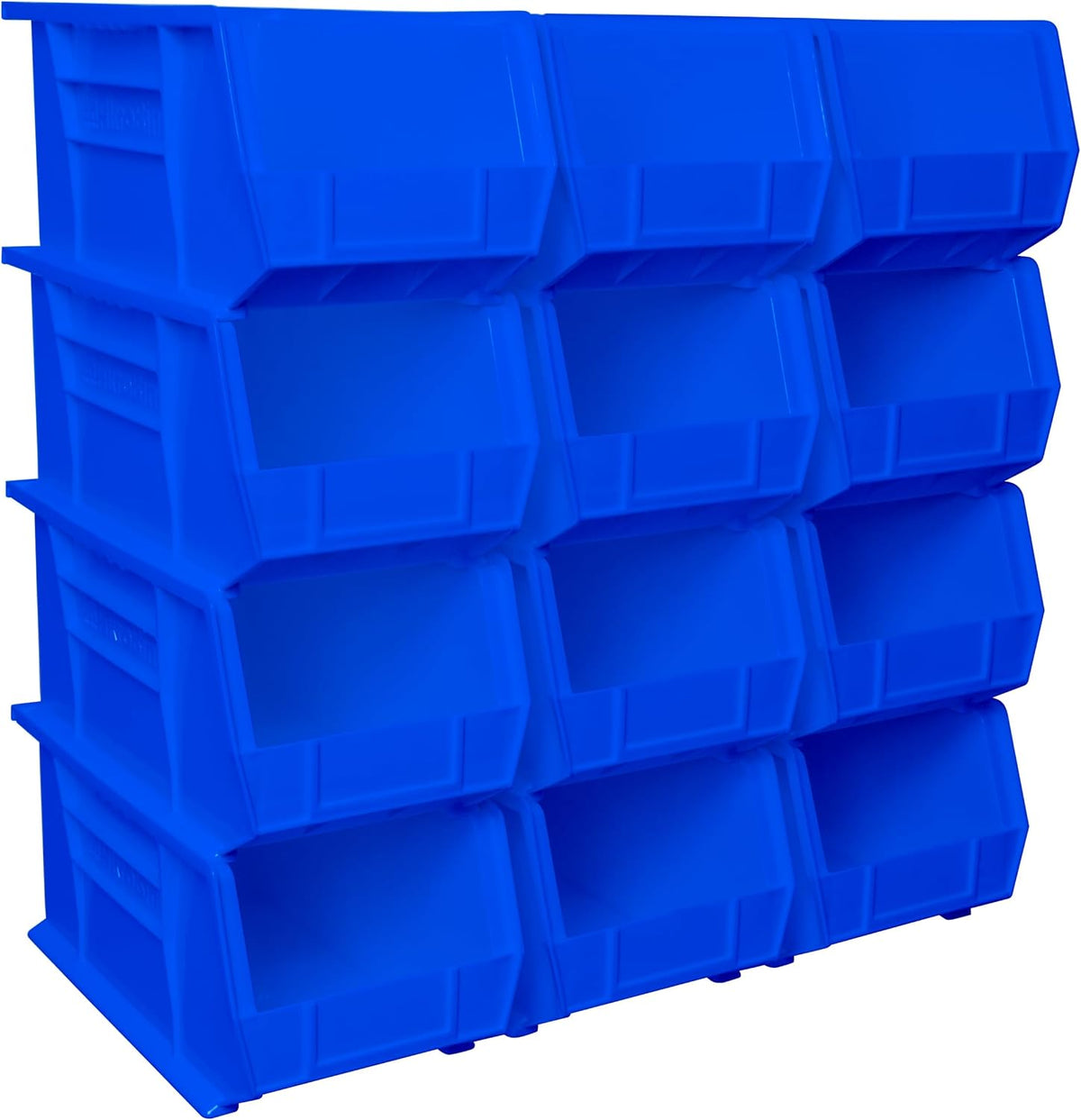 Akro-Mils 30240 AkroBins Plastic Storage Bins, Space-Saving Stackable Bins for Garage, Pantry