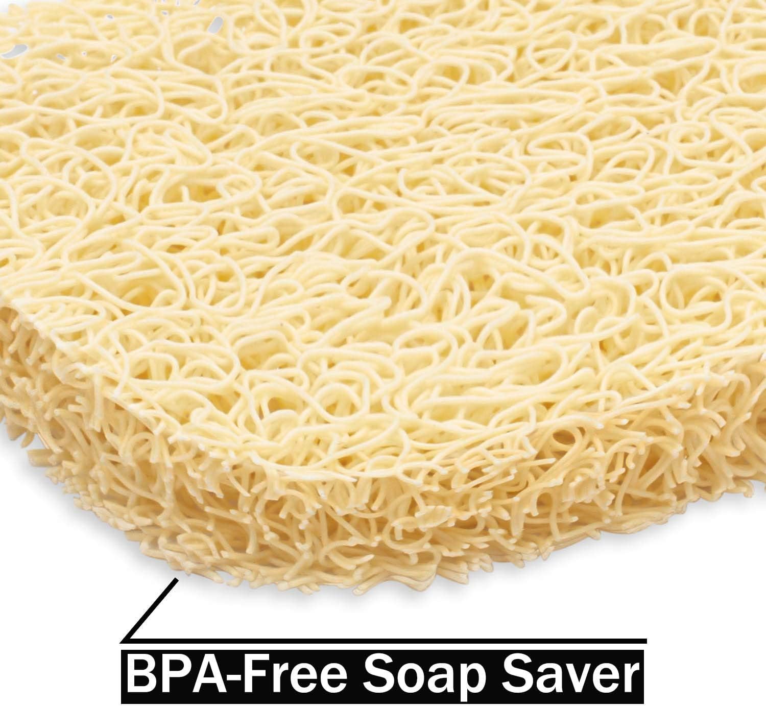 Soap Dish Stainless Steel Bar Soap Holder for Shower Bathroom, Self-draining Soap Dishes Sponge