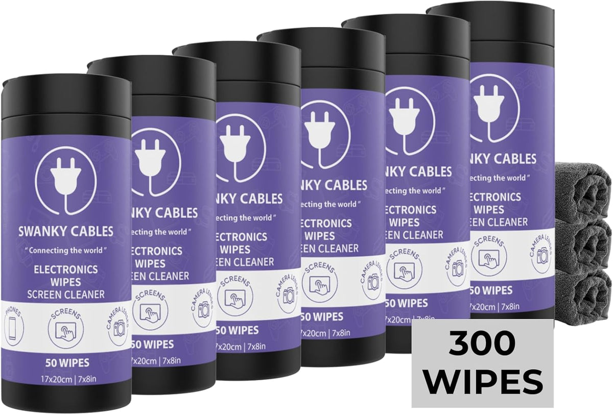 Screen Cleaner Wipes: Electronic Wipes for Screens - Computer Screen Wipes for Lens, Phone, Tv