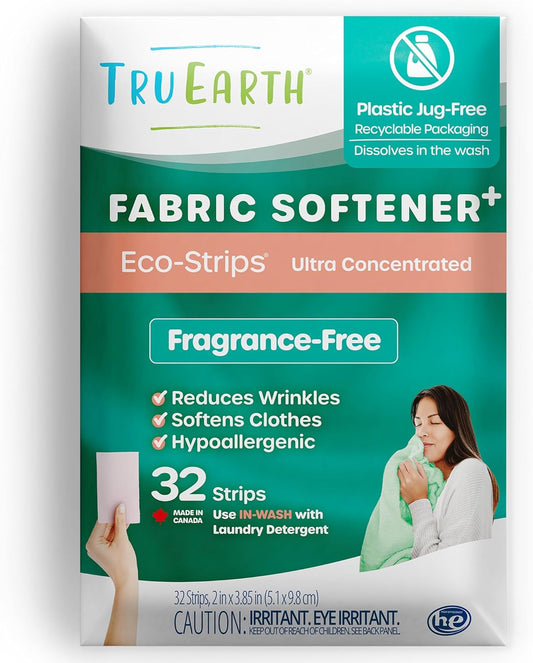 Tru Earth Fabric Softener Strips for Washing Machine, Alternative to Fabric Softener Liquid and
