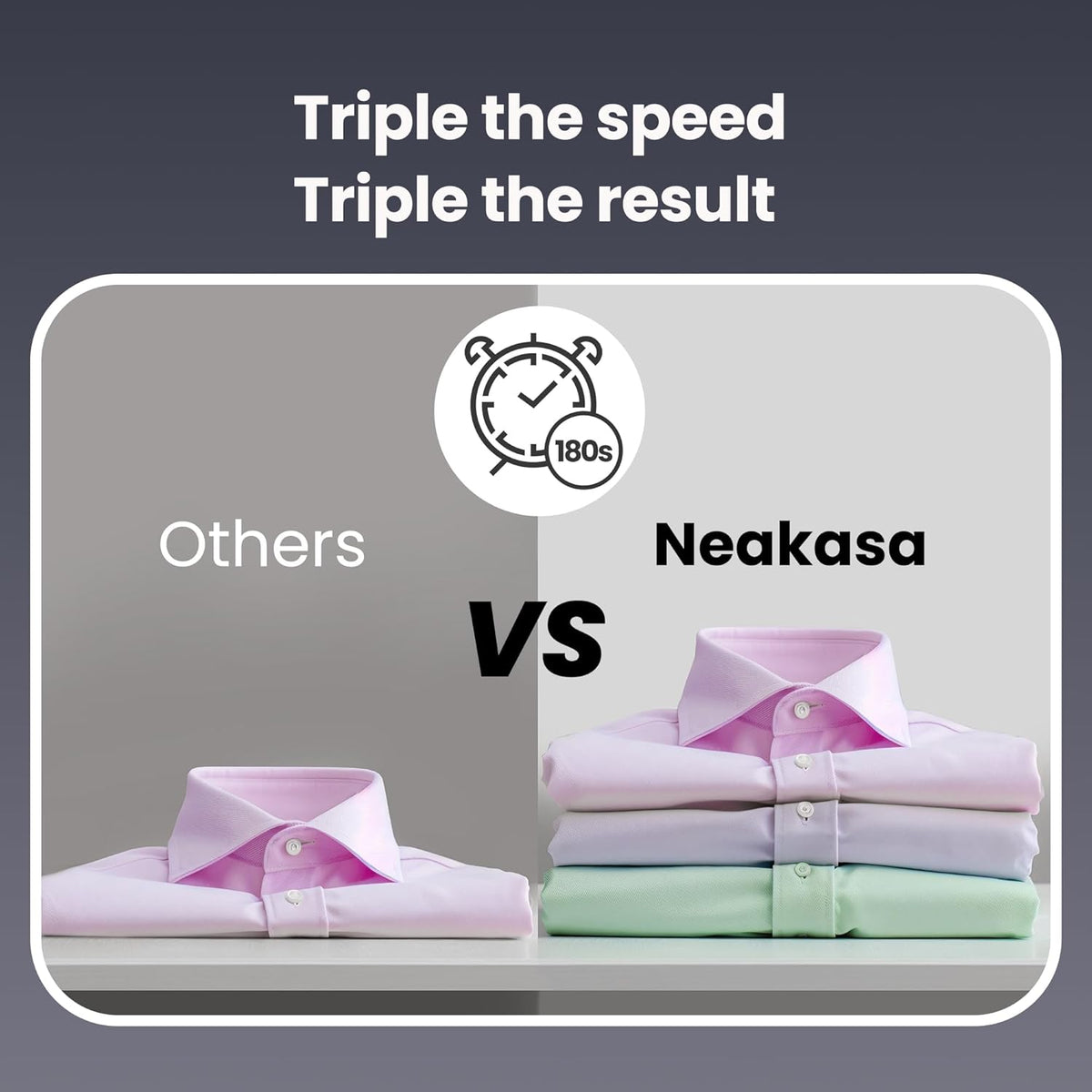 Neakasa Magic 1 Vacuum Steamer, Handheld Travel Garment Steamer for Clothes, 2300Pa Suction for