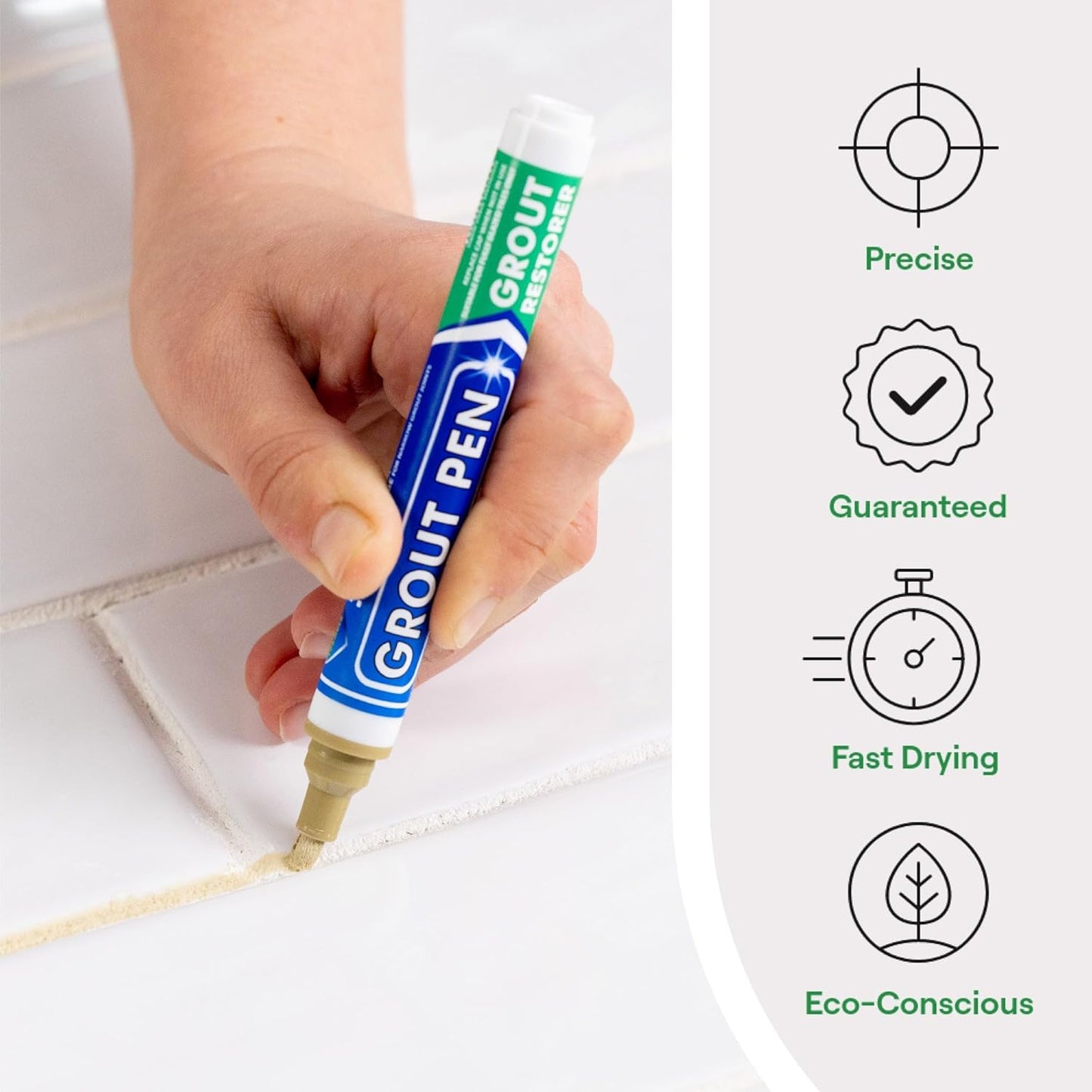 Grout Pen Beige Tile Paint Marker: Waterproof Grout Paint, Tile Grout Colorant and Sealer Pen