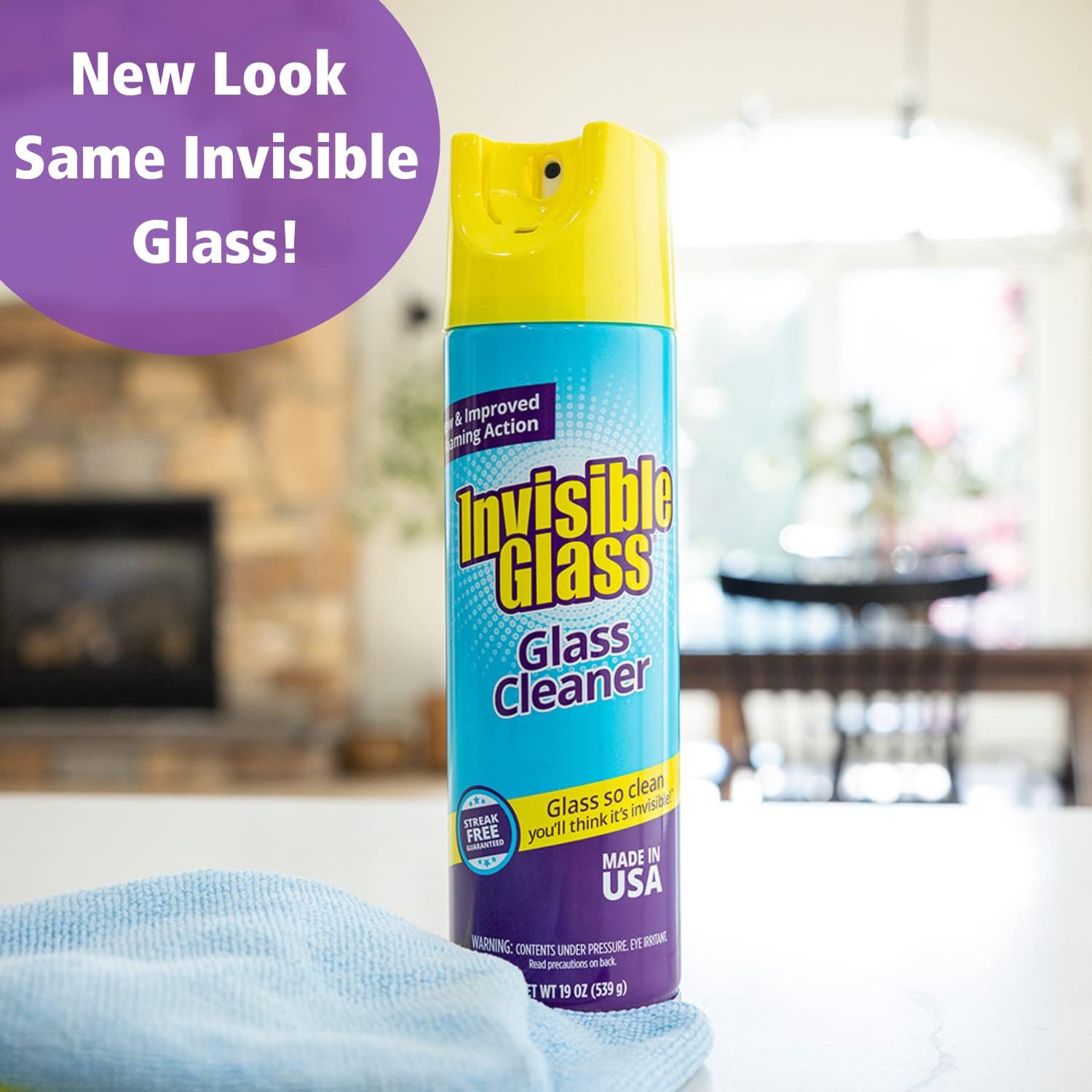 Invisible Glass 91160 Premium Glass and Window Cleaner for Auto and Home Cleans Glass, Windows