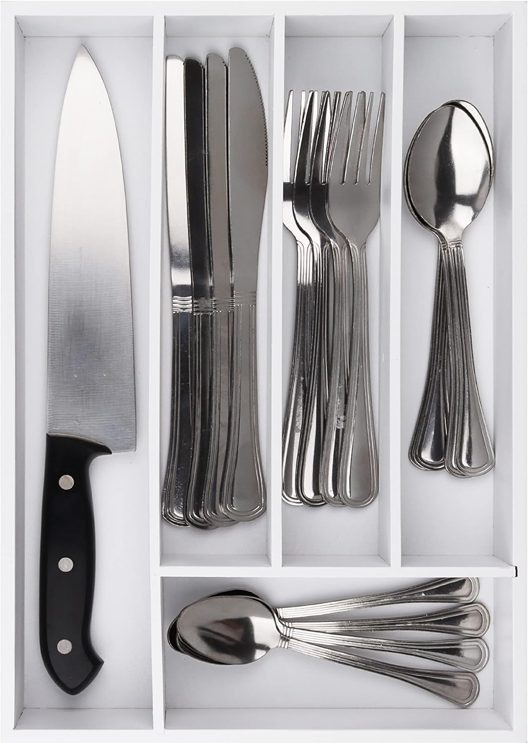 Kitchen Drawer Organizer - Drawer Utensil Organizer and Cutlery Tray - Flatware and Silverware