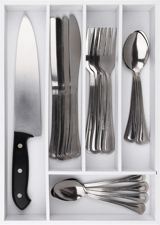 Kitchen Drawer Organizer - Drawer Utensil Organizer and Cutlery Tray - Flatware and Silverware