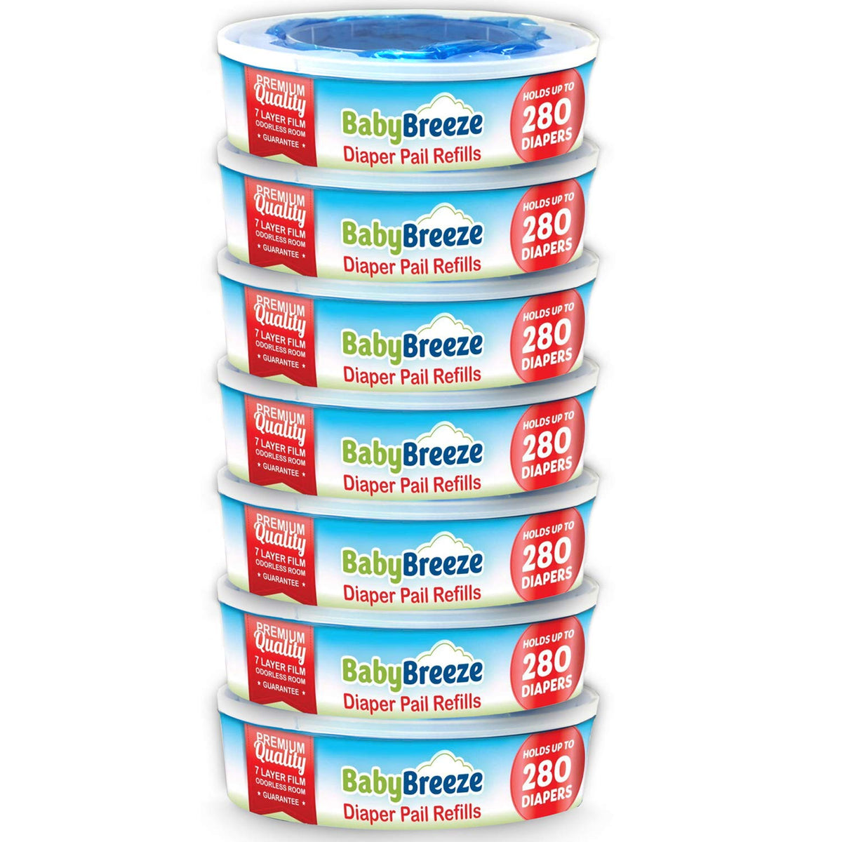 Diaper Pail Refill Bags Compatible with Playtex Diaper Genie- 1960 Count (7 Sets of 1 Pack) ??by