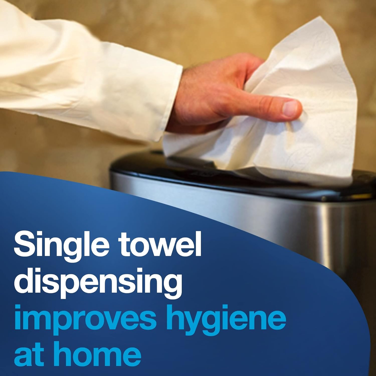 Tork Xpress Stainless Steel Paper Towel Dispenser Compact Design, Fits H2 Hand Towels, Ideal for