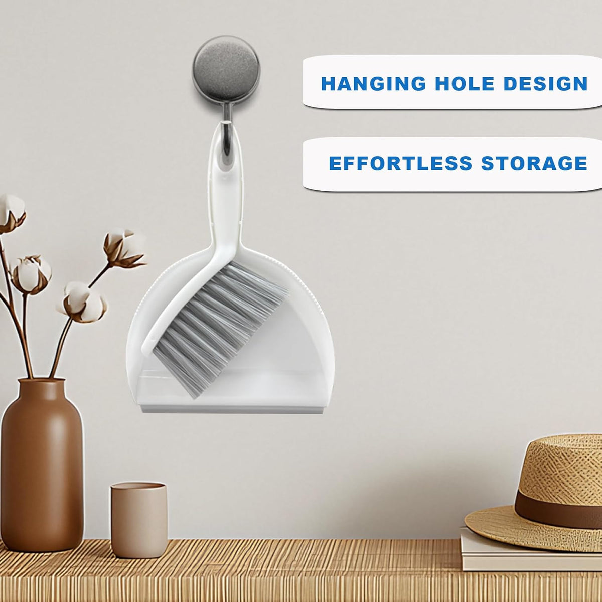 Mini Broom and Dustpan Set Small Dust pan & Brush Set Portable Cleaning Tools for Home Office RV