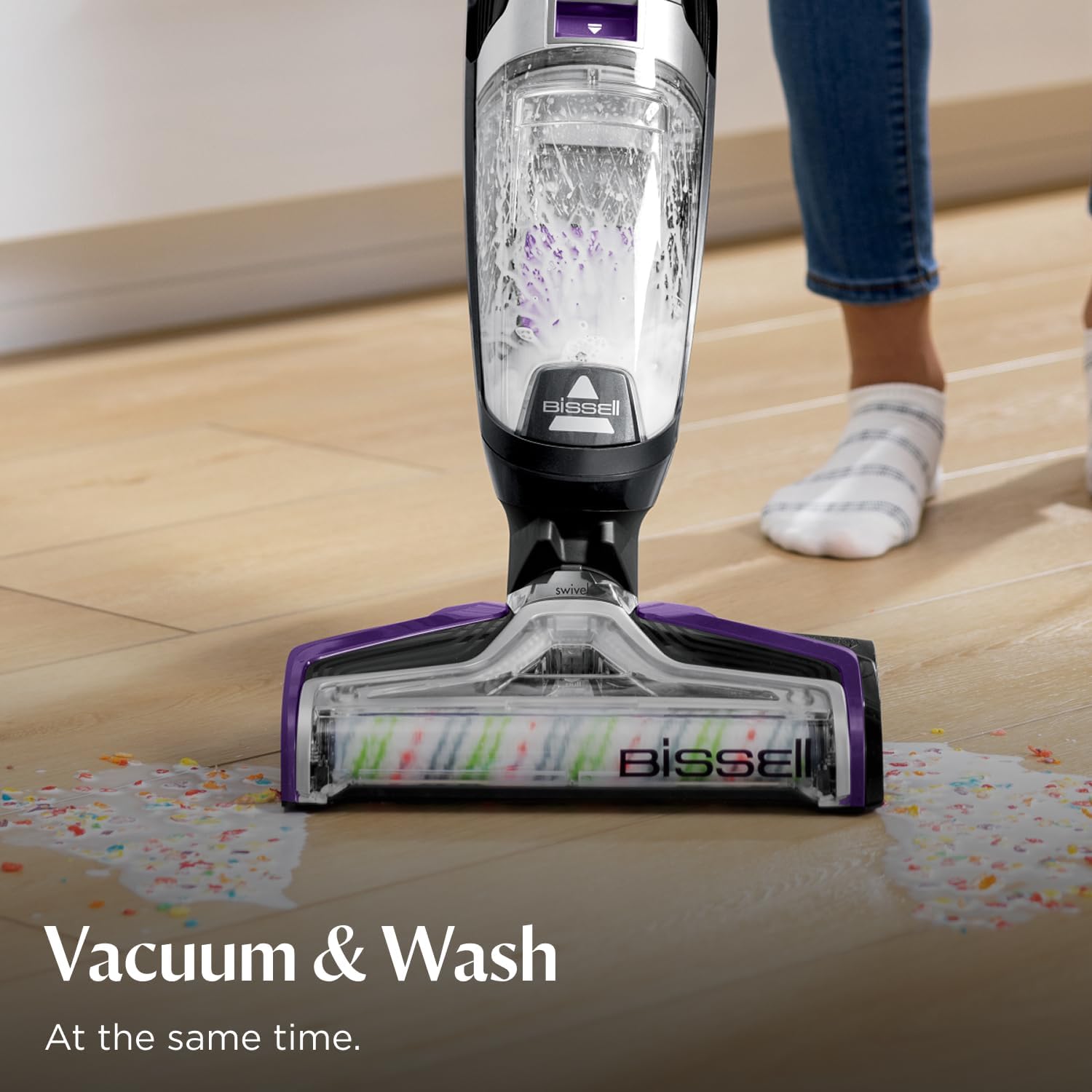 BISSELL Crosswave Pet Pro All in One Wet Dry Vacuum Cleaner and Mop for Hard Floors and Area Rugs