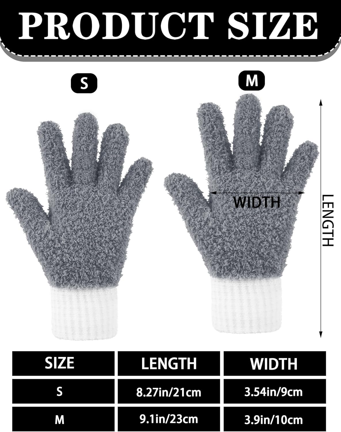 Bencailor 3 Pairs Microfiber Plant Dusting Gloves Leaf Cleaning Gloves for Indoor Plants, Blinds