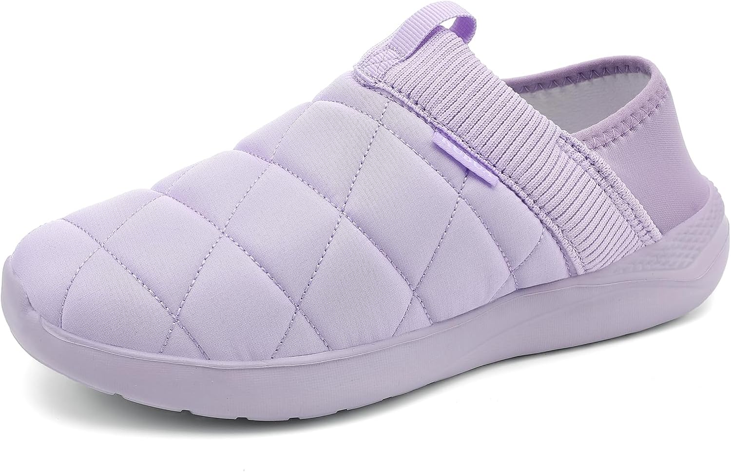 KUBUA Slippers for Men and Womens Indoor House Shoes Plush Slip on Outdoor Garden Loafers