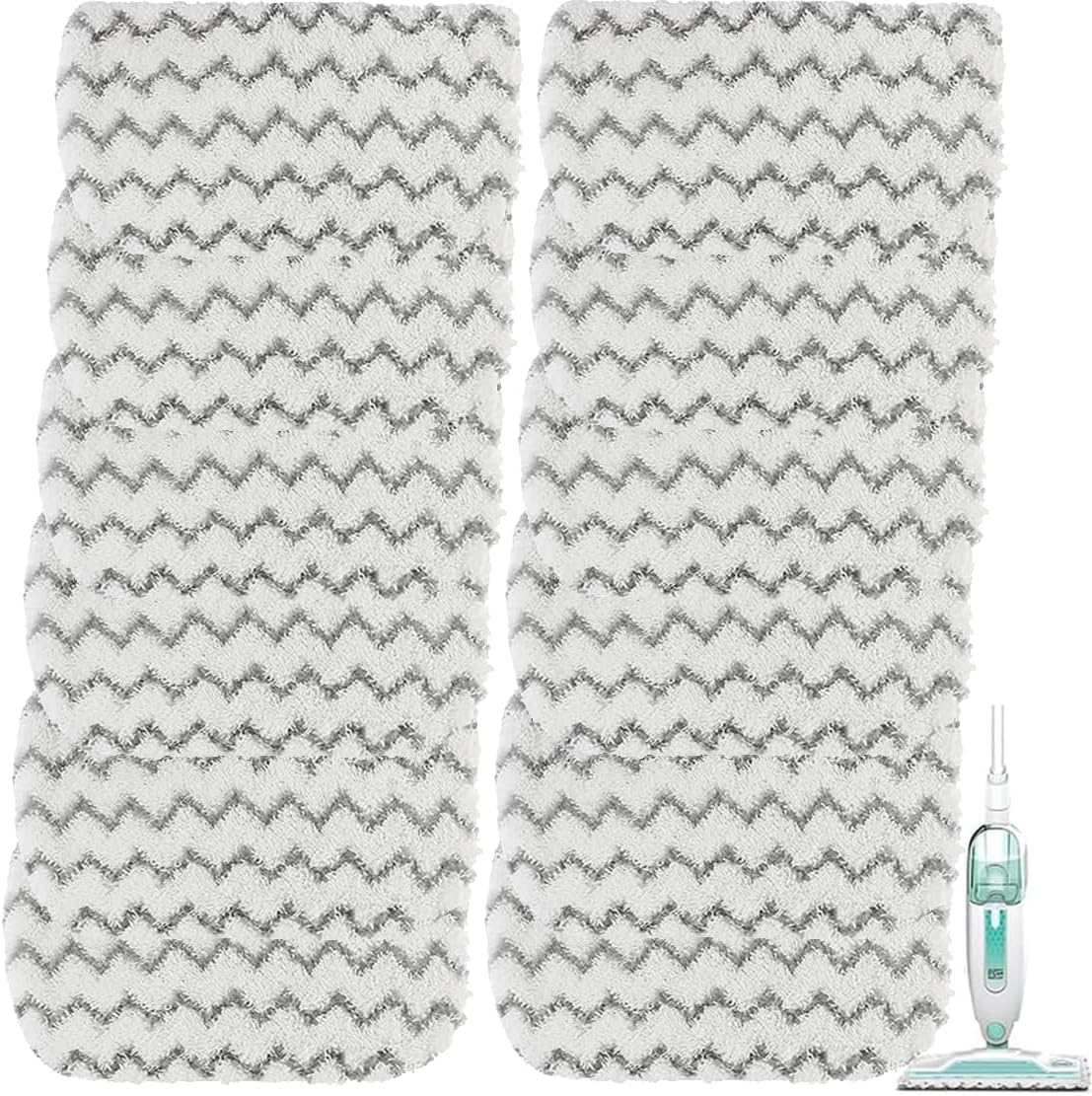 Sgizoku S1000 S2001 Steam Mop Replacement Pads for Shark Steam Mop S1000 S1000A S1000C S1000WM