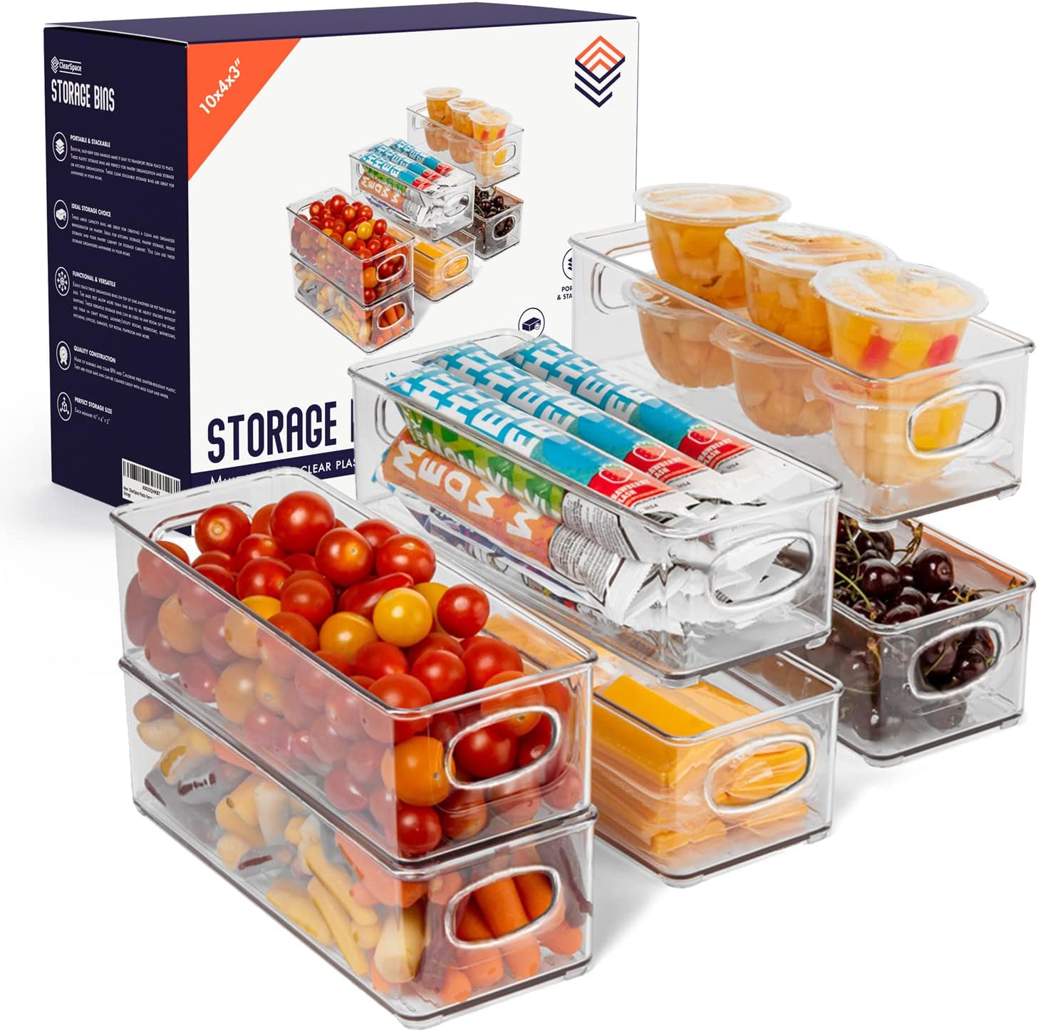 ClearSpace Plastic Pantry Organization and Food Storage Bin – Great Kitchen Organization and