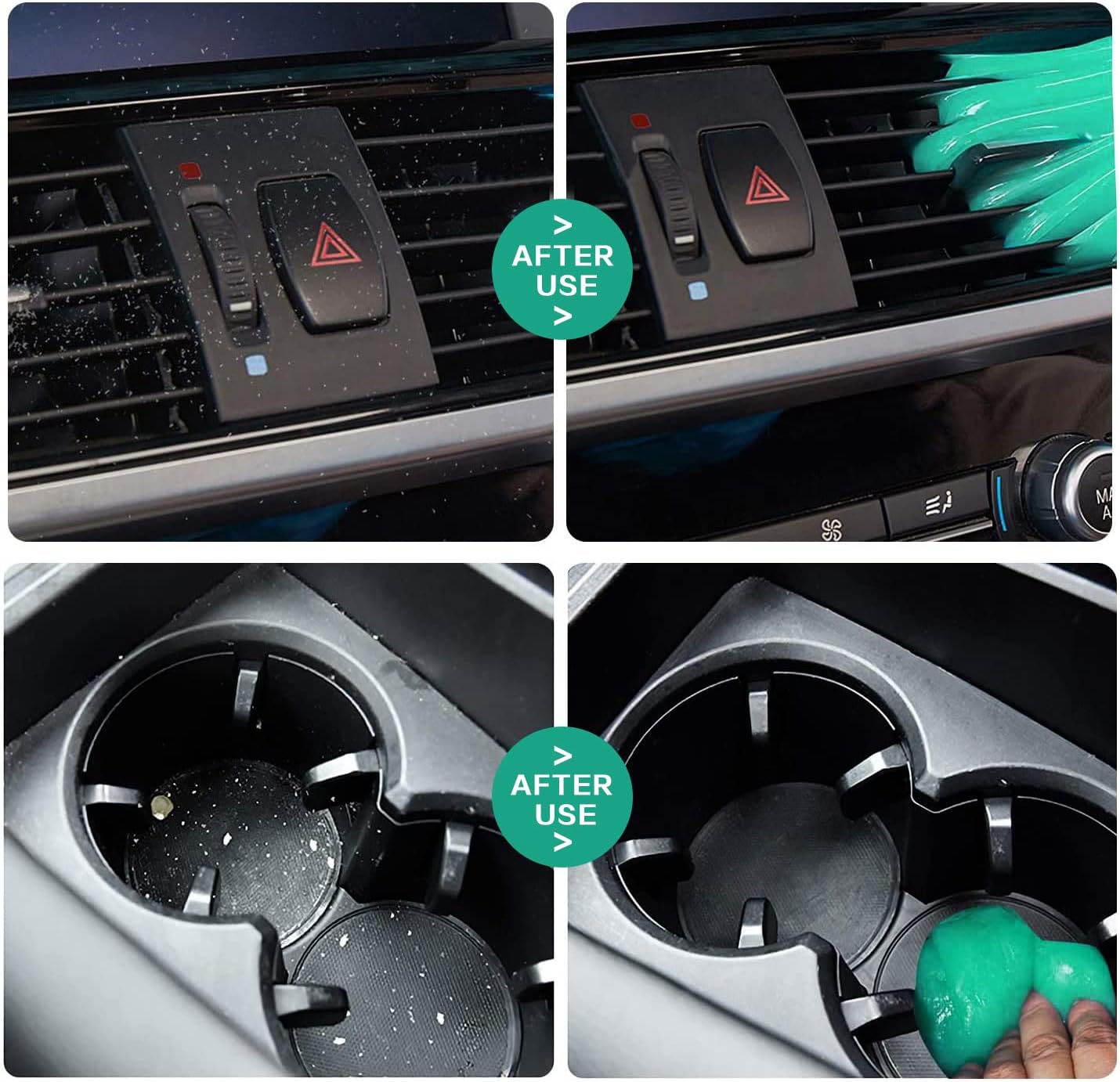TICARVE 2Pack Cleaning Gel for Car Detailing Vent Cleaner Cleaning Putty Gel Auto Detail Tools Car
