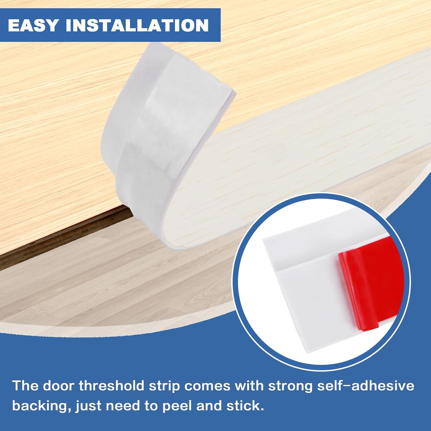 Vinyl Door Threshold Flooring Transition Strip Self Adhesive Carpet Edging Strip for Laminate