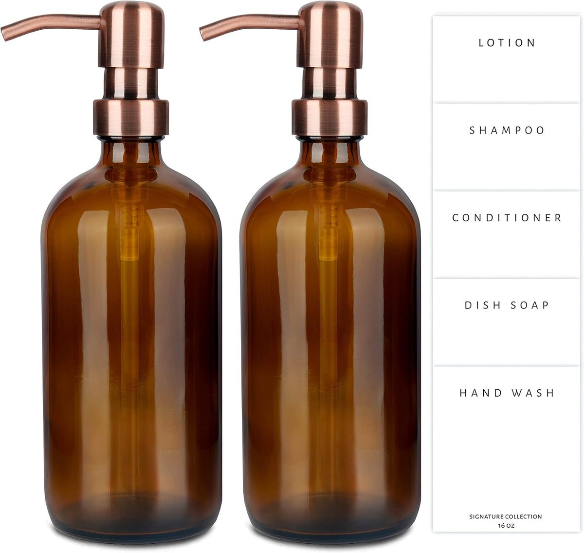 Emerson Soap Dispenser, Dish Soap Dispenser for Kitchen, Soap Dispenser Bathroom Set, Hand Soap