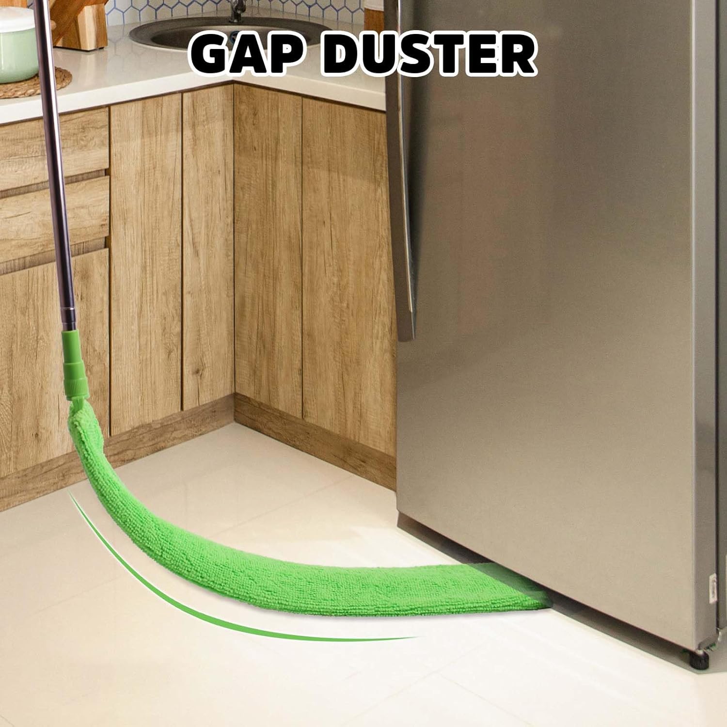 Cobweb Duster with Extension Pole, Bafezoze Ceiling Fan Duster with Long Handle, Spider Web Brush