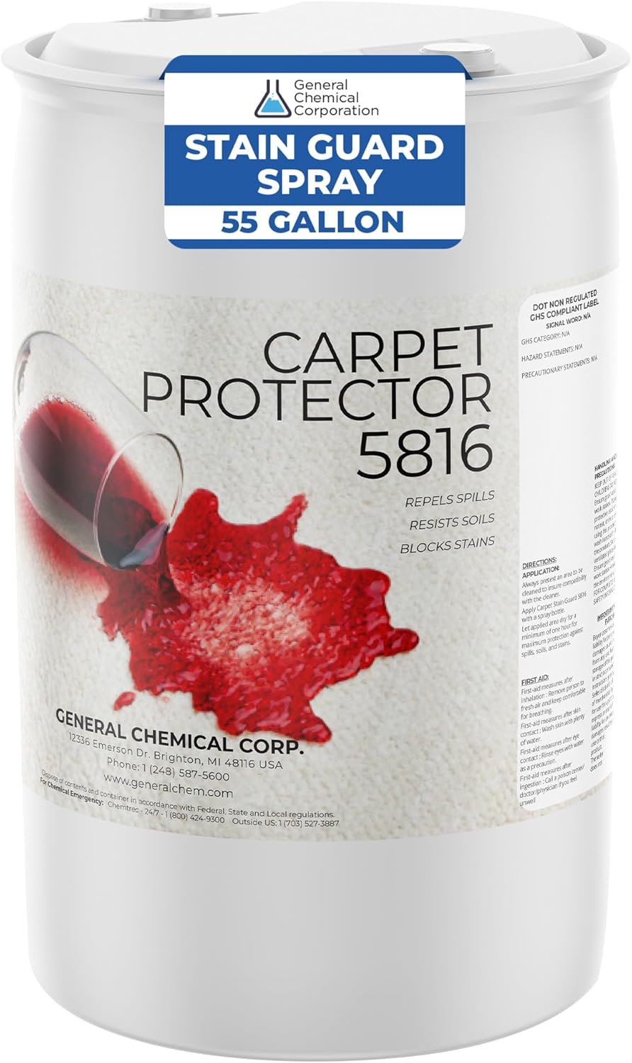 General Chemical Stain Shield Spray - Safe Fabric Protector Spritz and Stain Guard 5816 for