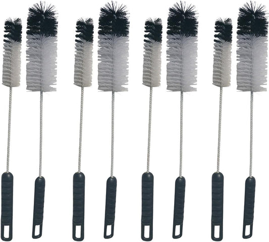 NewFerU Wire Bottle Cleaning Brush Set Small Large Thin Long Handle, Utility Cleaner Bendable