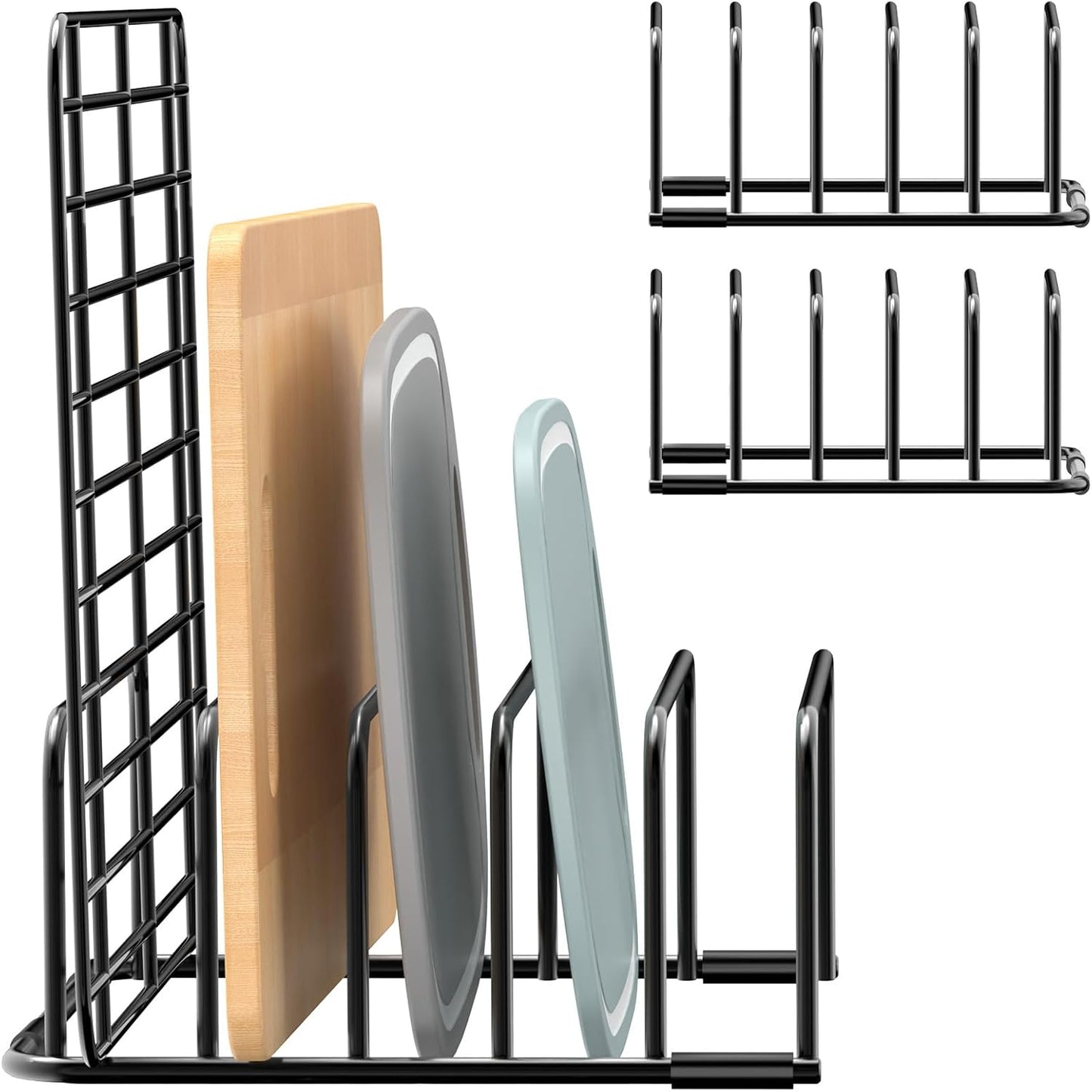 Cutting Board Organizer, [2-Pack] Cutting Board Holder Rack Baking Cookie Pan Sheets Cooling Small