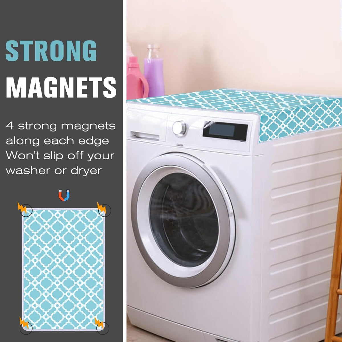 Ironing Mat, Portable Travel Ironing Pad, 28 x 24inch Ironing Mat for Table Top of Washer, Dryer
