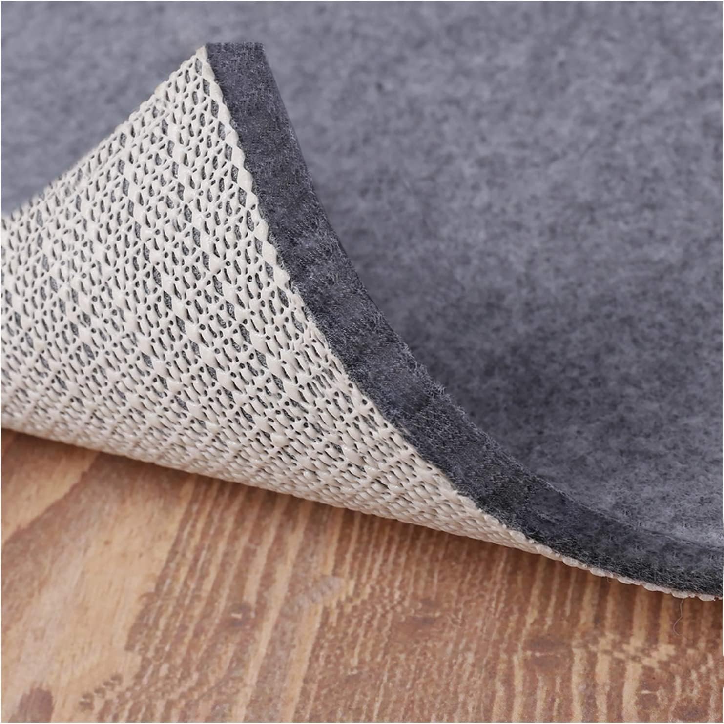 Non Slip Rug Pad Grippers - 10x14, 1/4" Thick, Felt + Rubber Double Layers Area Carpet Mat Tap