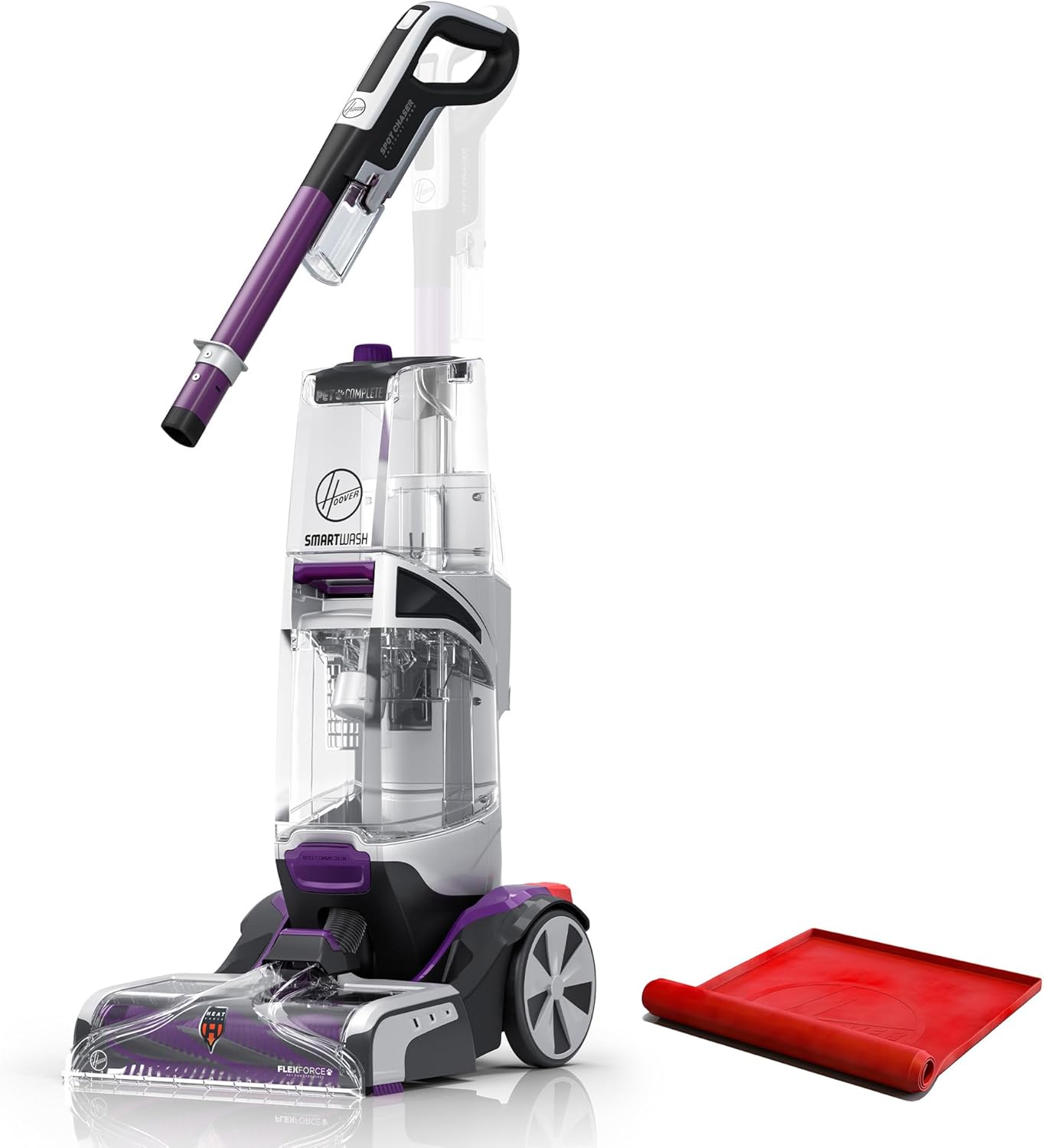 Hoover SmartWash Pet Automatic Carpet Cleaner Machine with Spot Chaser Wand and Storage Mat, Deep
