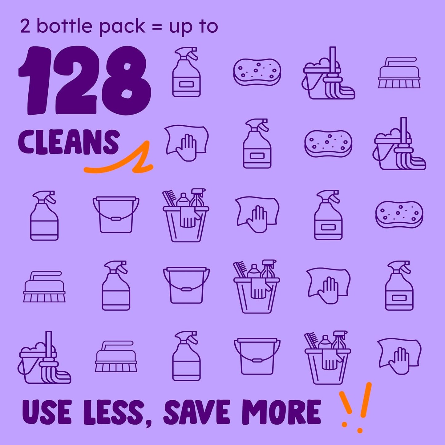 Originally Yellow Lavender Vinegar For Cleaning Purpose | USA Made All Purpose Cleaner | Use as a