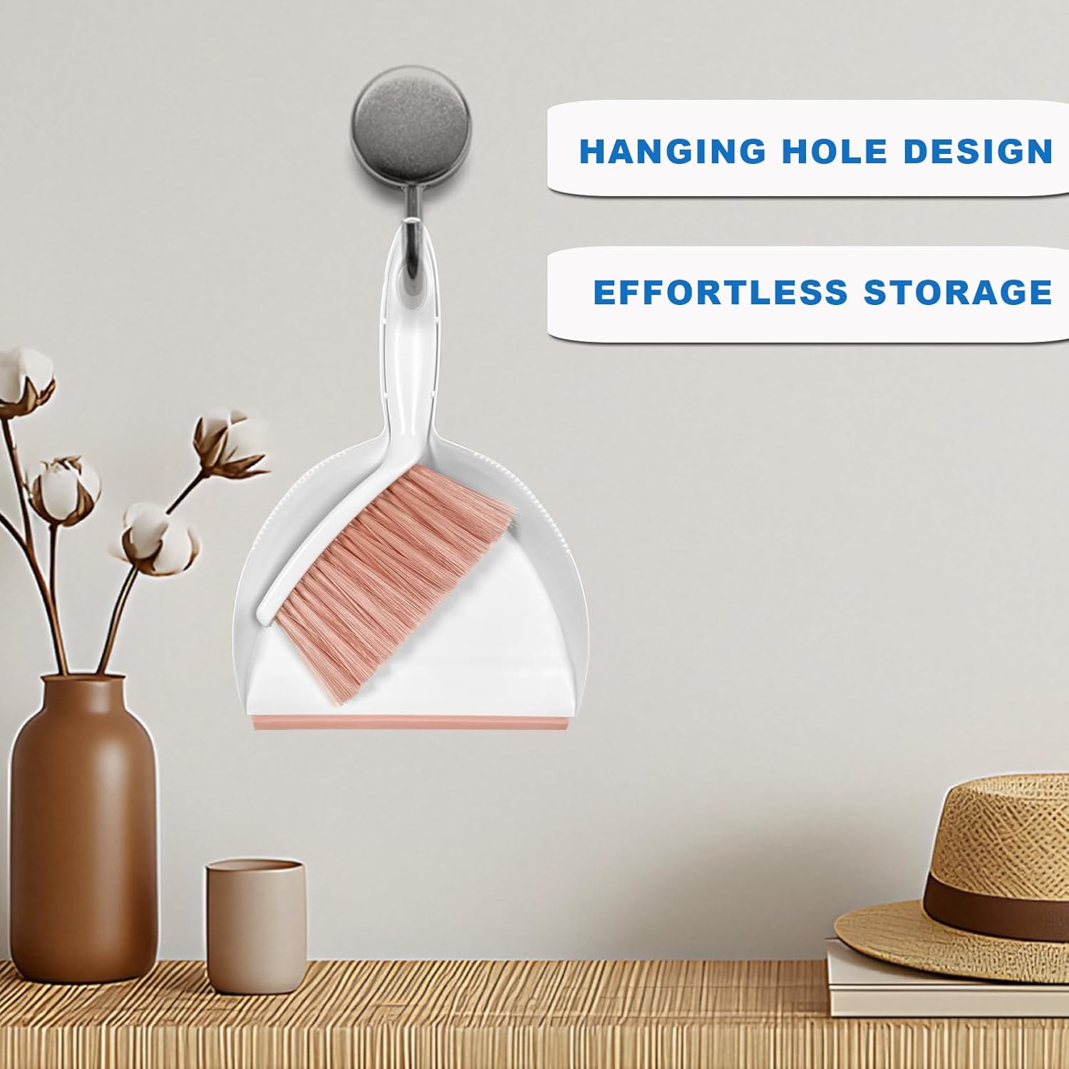 Mini Broom and Dustpan Set Small Dust pan & Brush Set Portable Cleaning Tools for Home Office RV