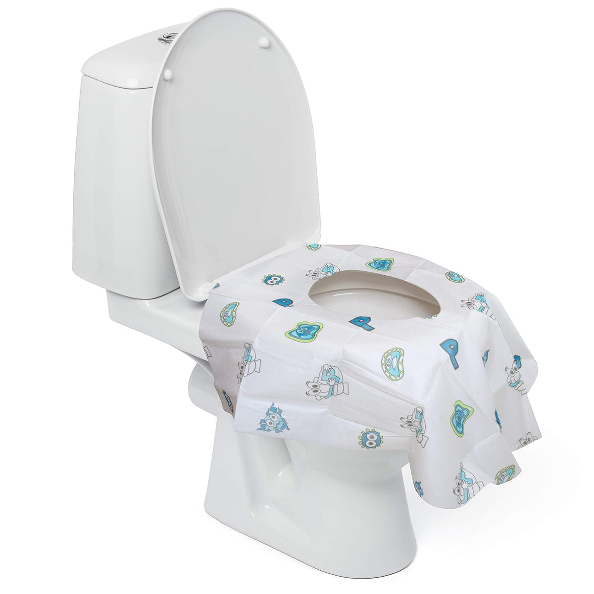 Disposable Toilet Seat Covers for Kids & Adults (6 Pack) - Germ Protect from Public Toilets