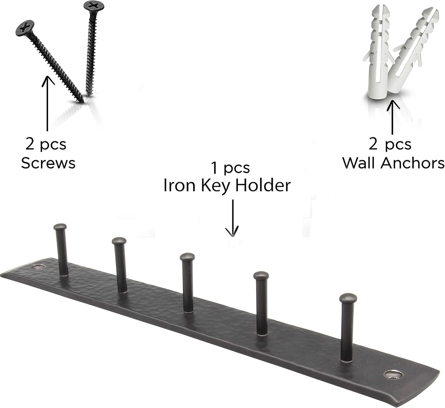 Rustic Wall Hooks for Hanging Accessories, Towel, Leash, Jewelry Hanger - Farmhouse-Style Homes