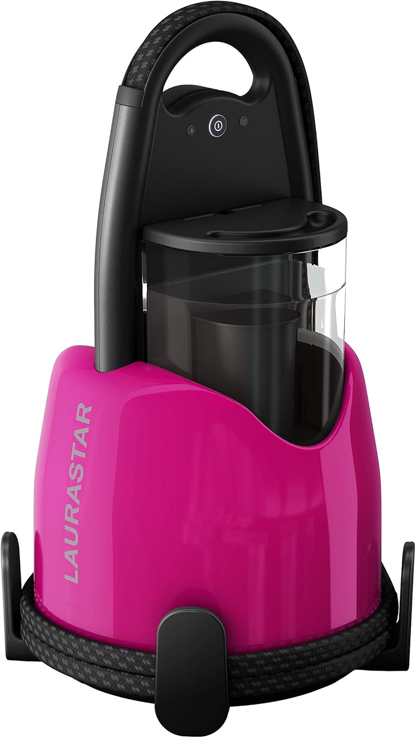 Laurastar Lift Plus Steam Iron in Pinky Pop: Swiss Engineered 3-in-1 Steam Generator That Irons
