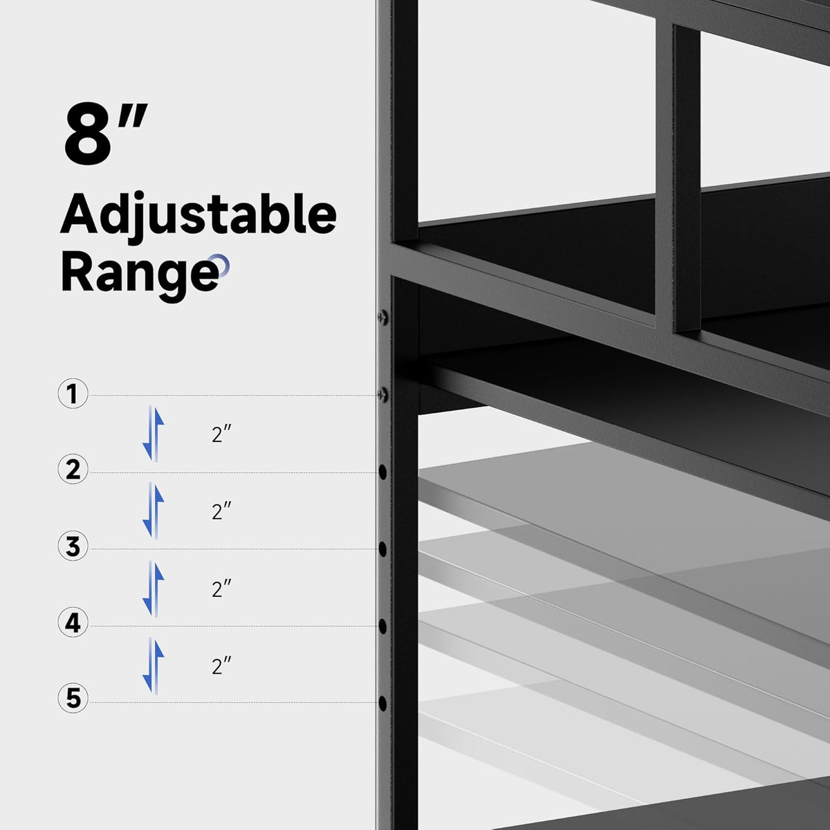 Printer Stand, 24''×24''×29'' Large Printer Table for Home Office with Locking Casters, Heavy Duty