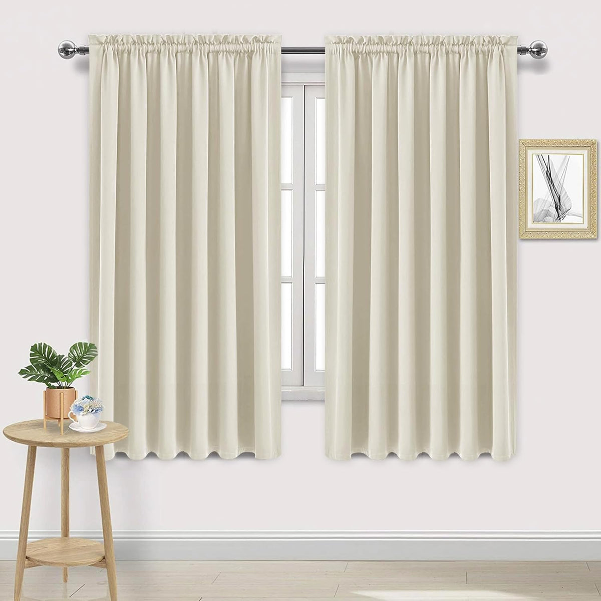 DWCN Blackout Curtains for Living Room Thermal Insulated, Energy Saving & Noise Reducing Bedroom