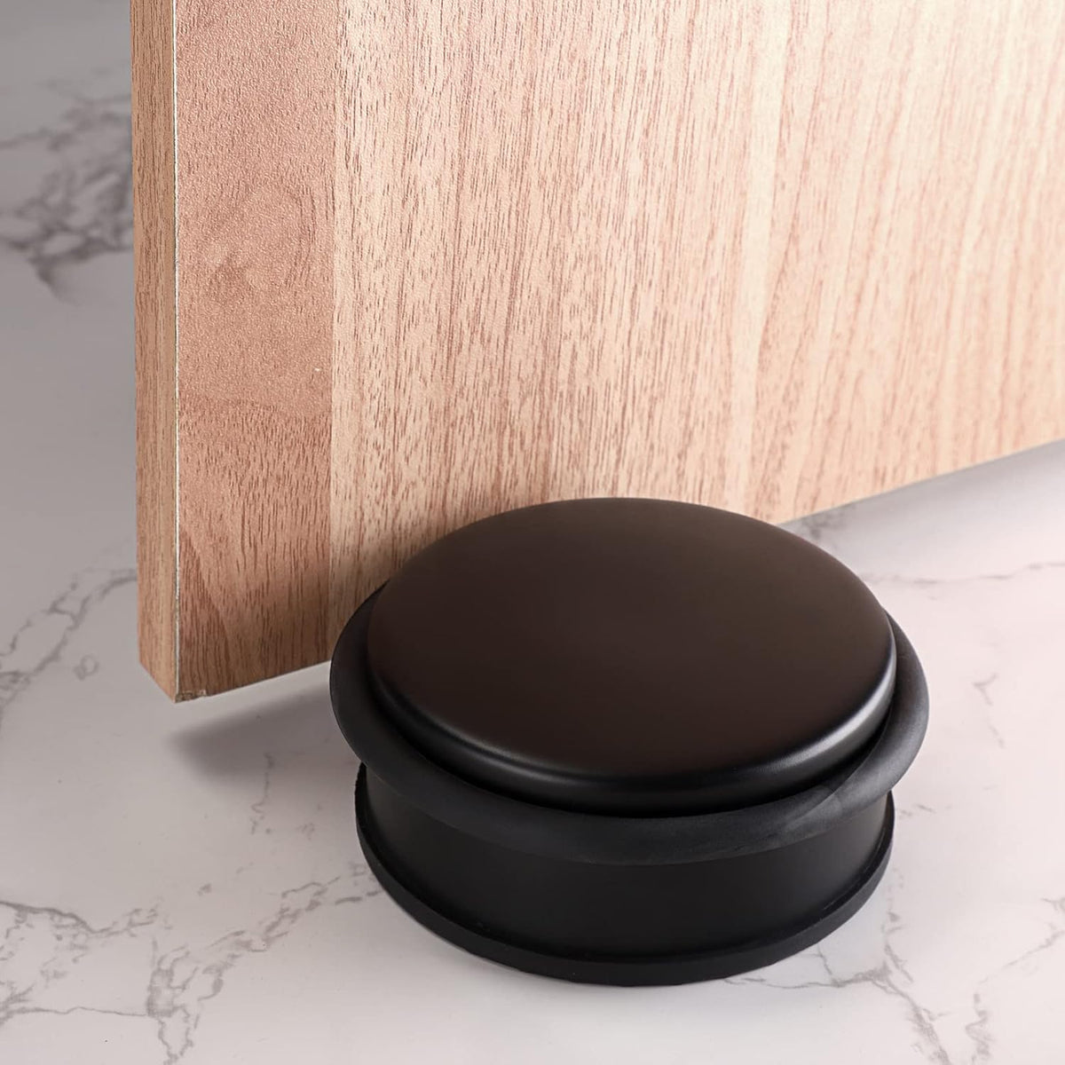 Sumnacon Heavy Duty Floor Door Stopper No Drill, Durability Stainless Steel Door Stops with