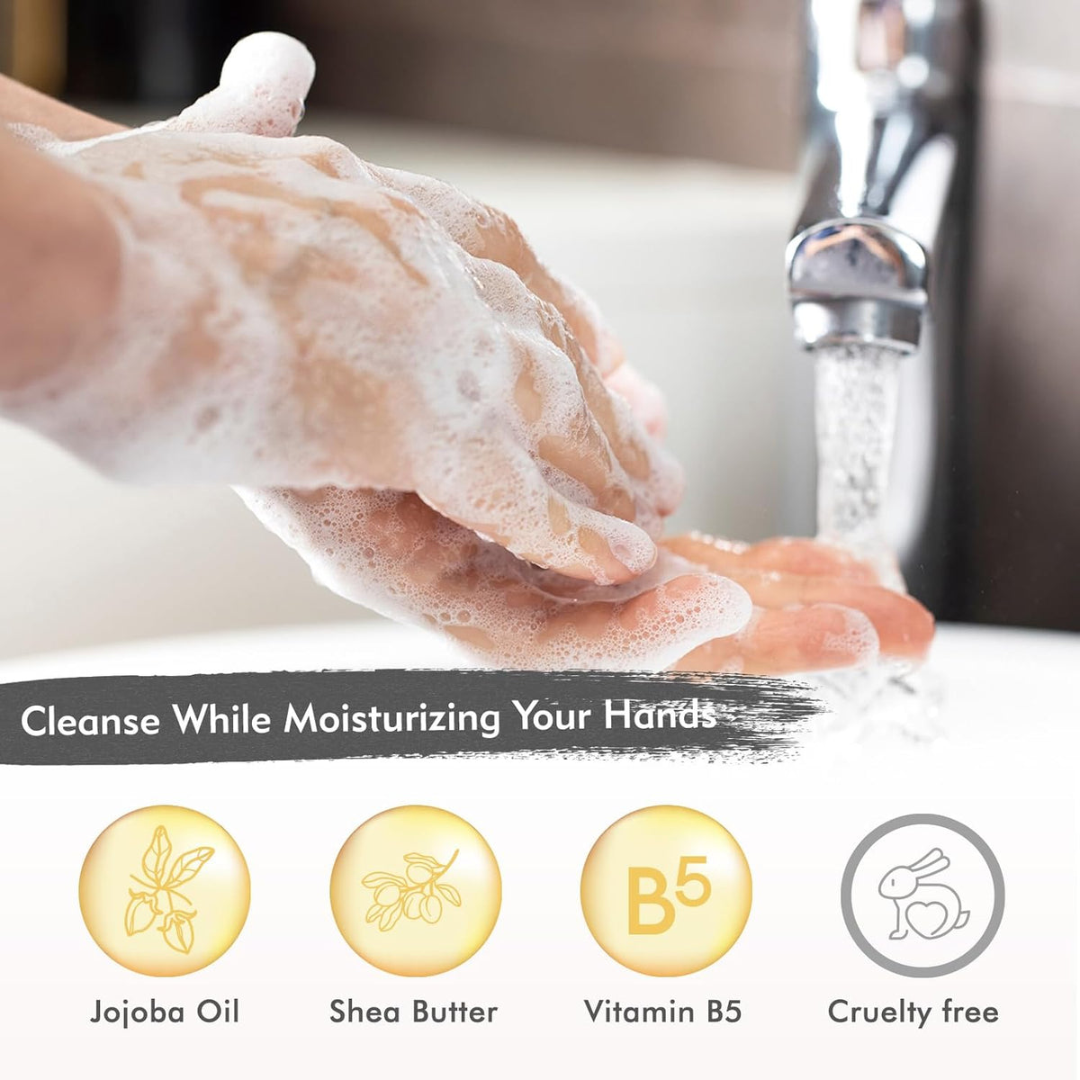 ROMIIE ZOI Eucalyptus & Mint Liquid Hand Soap Refill, Gentle & Moisturizing Formula, Natural