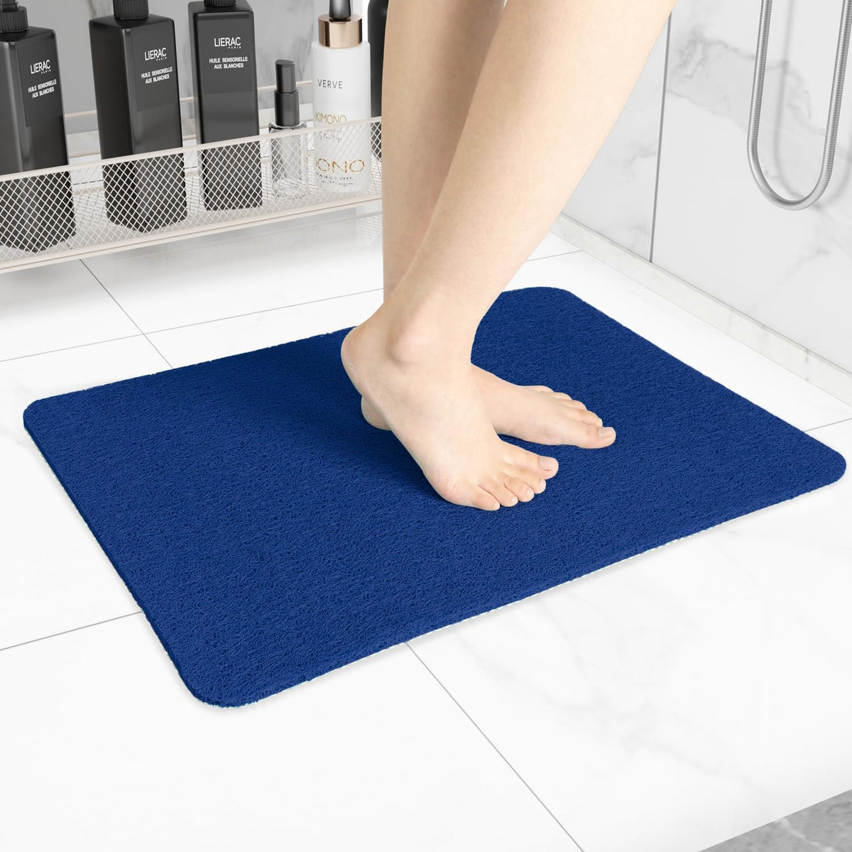 Non-Slip Bathtub Mat, Anti Slip Shower Mat, Fast Drying Bathtub Mats, Foot Scrubber Mat, Anti Slip