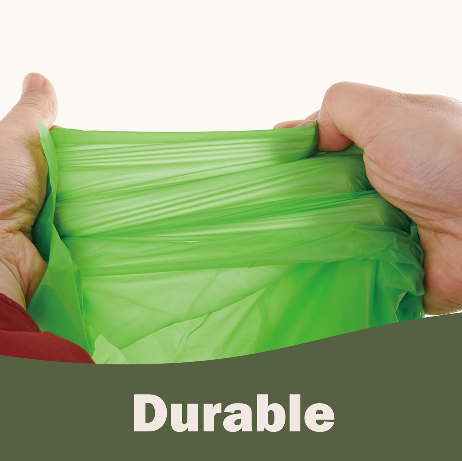 Compost Bags 5 Gallon with Drawstring Tear Off 20 Liter Extra Thick 0.78 Mils Compostable Food