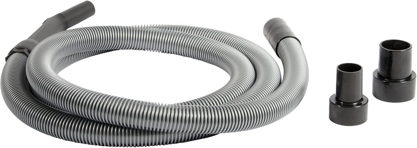 Cen-Tec Systems 10 Ft. Premium Shop Vacuum Extension Hose with 2 tank adapters and 1.25" curved