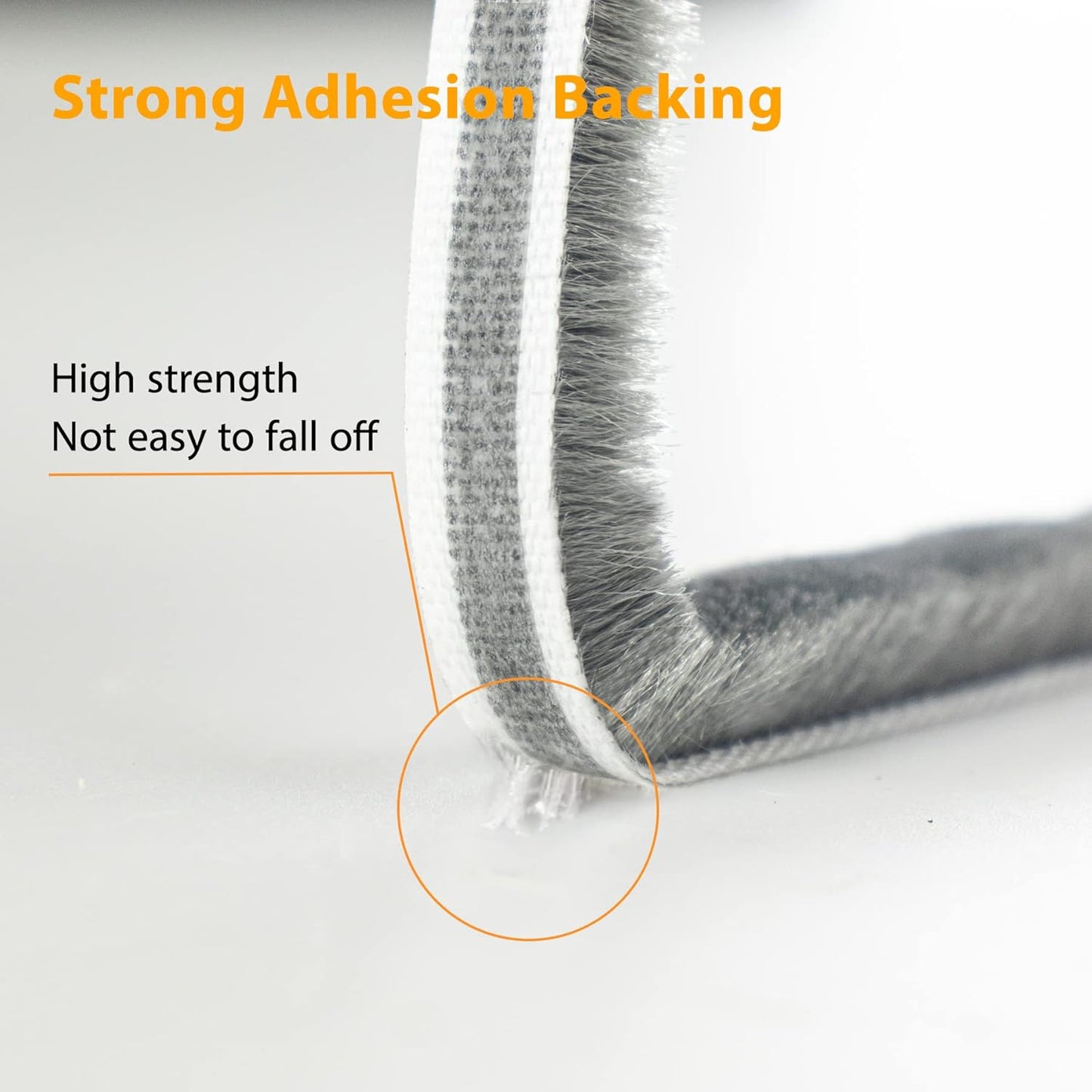 39.4FT Brush Weather Stripping, Neat Pile Self Adhesive Seal Strip for Windows and Door
