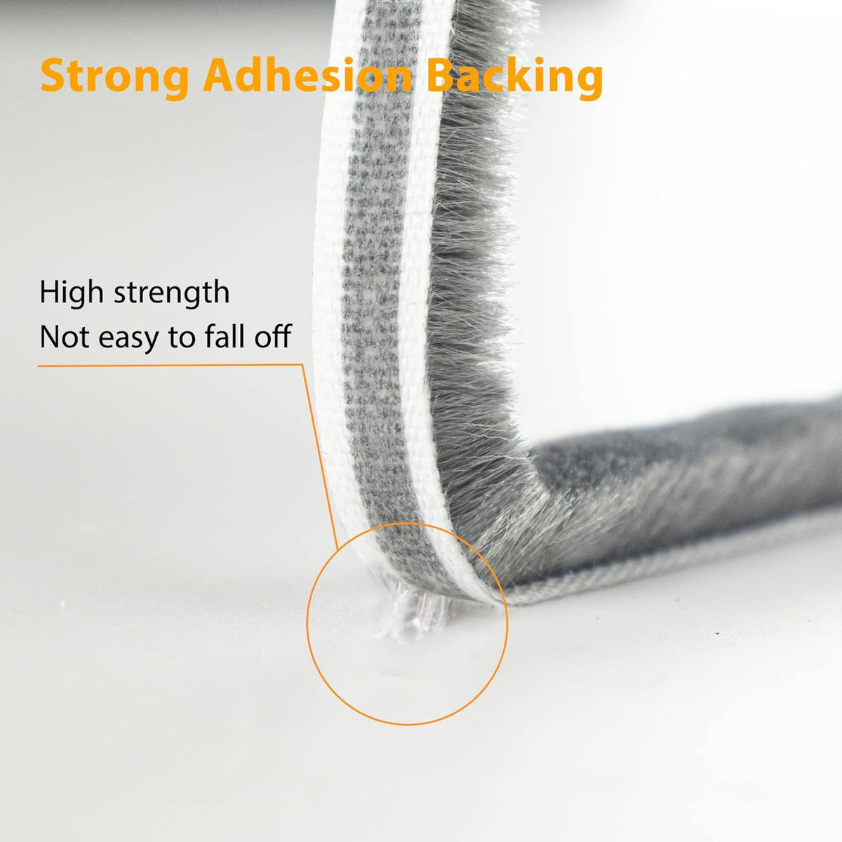 39.4FT Brush Weather Stripping, Neat Pile Self Adhesive Seal Strip for Windows and Door