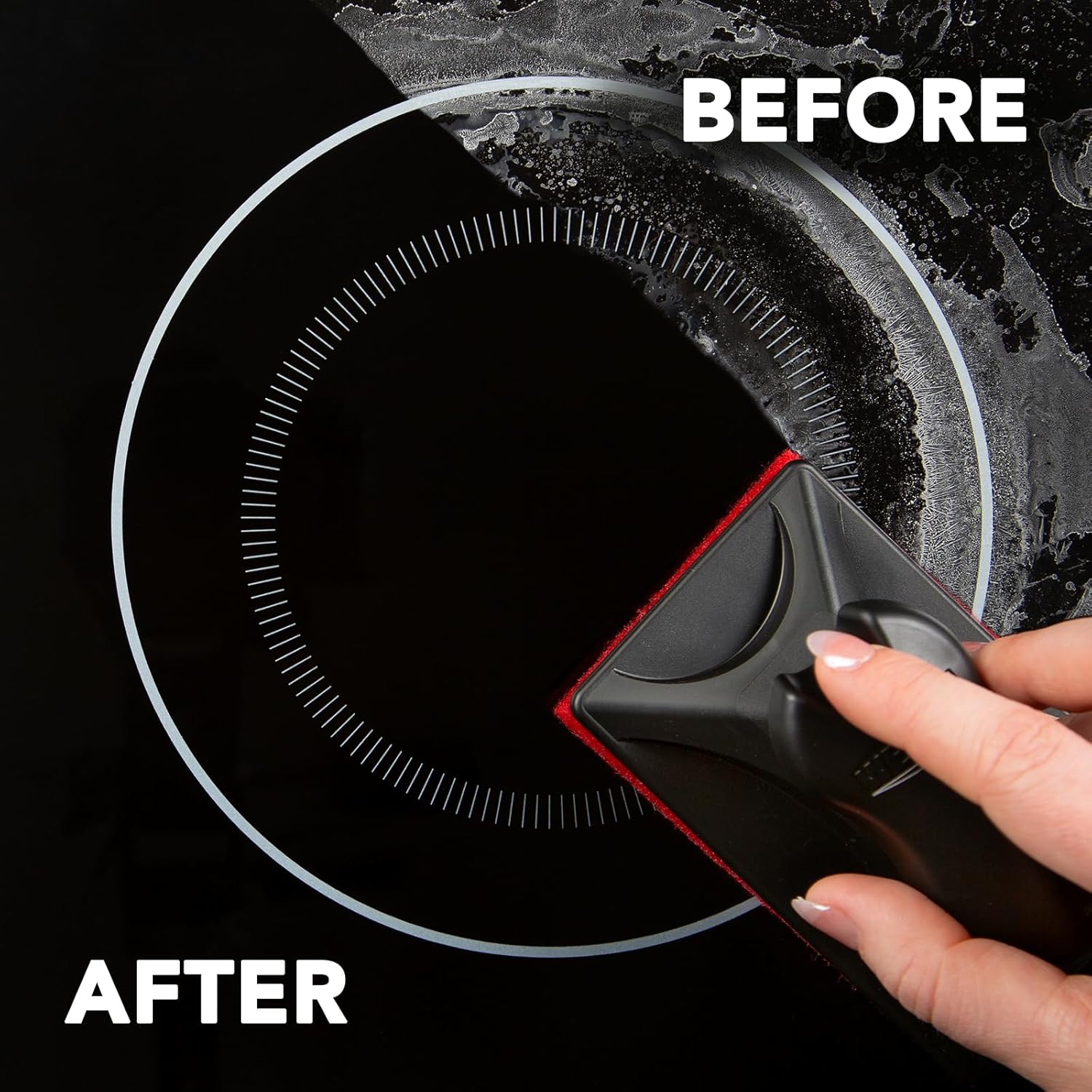 Weiman Cooktop and Stove Top Cleaner Kit - Glass Cook Top Cleaner and Polish 10 oz. Scrubbing Pad