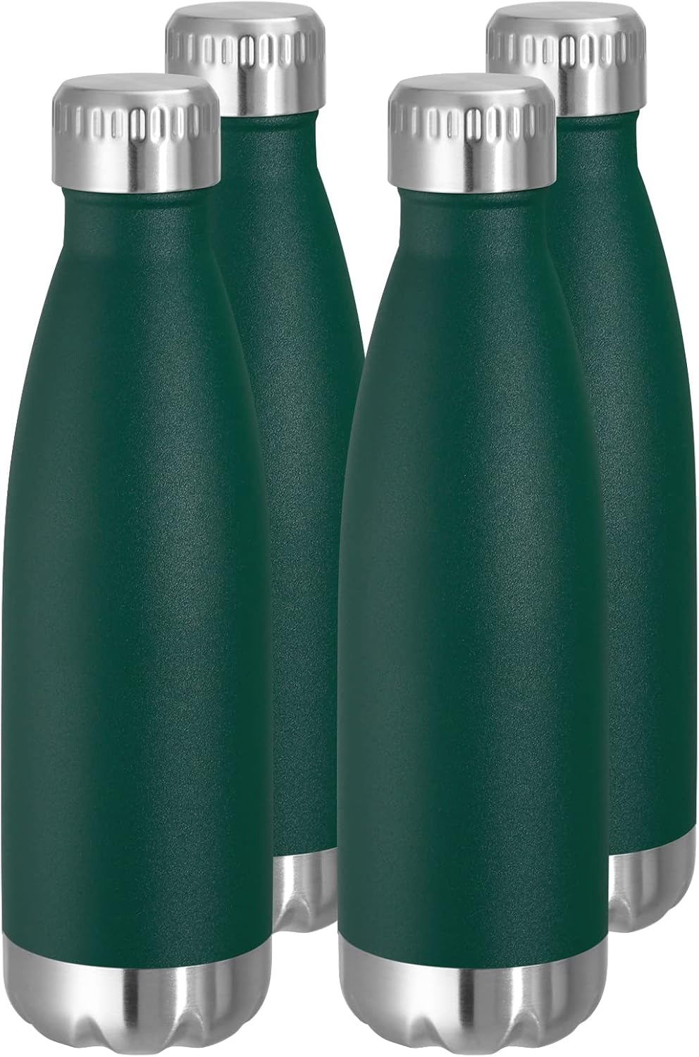 VEGOND 17oz Stainless Steel Water Bottles Bulk, Reusable Metal Sports Water Bottle Keeps Drink Hot