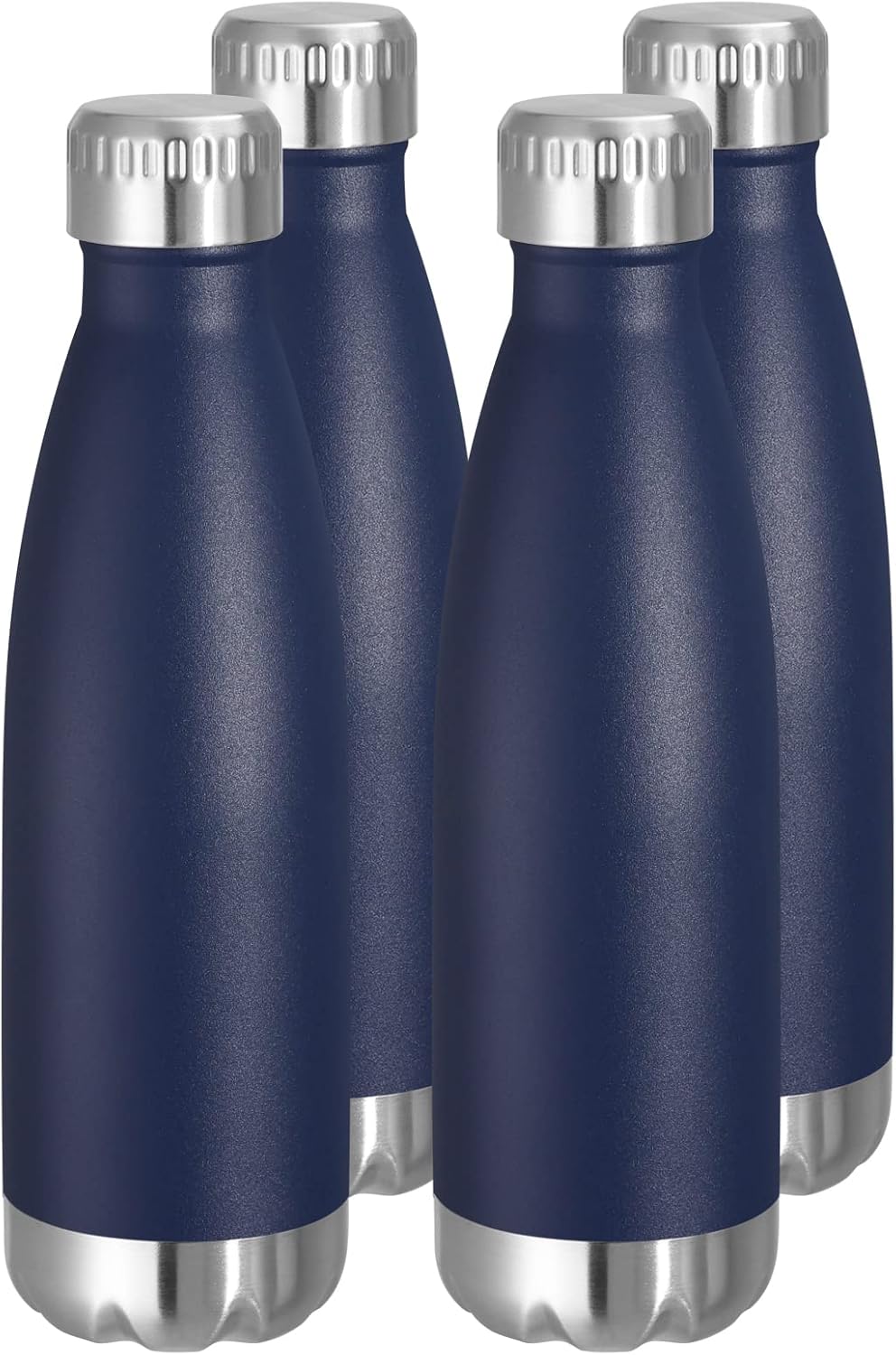 VEGOND 17oz Stainless Steel Water Bottles Bulk, Reusable Metal Sports Water Bottle Keeps Drink Hot