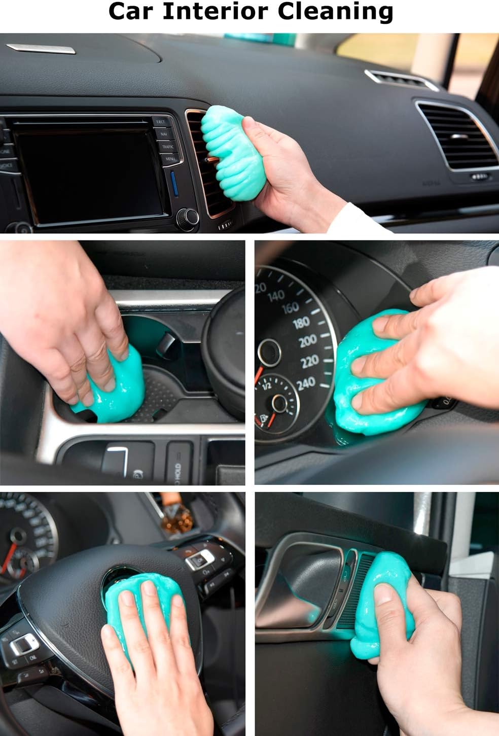 ASFSKY Keyboard Cleaning Gel Keyboard Cleaner Adheres to Dust and Debris in The Crevices of The