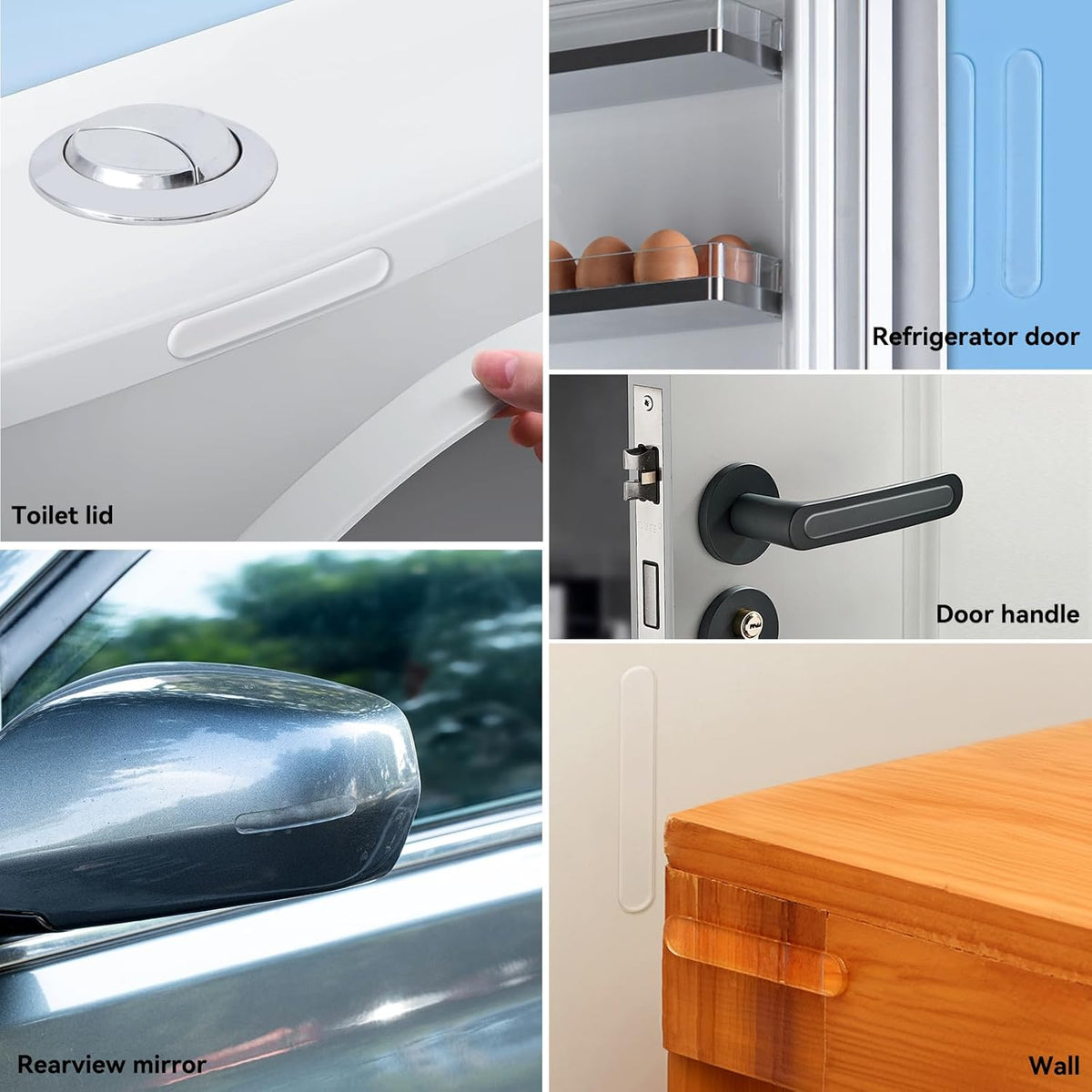 4pcs,Wall Bumpers,Furniture Bumpers,Door Stoppers,Silencing pad,Anti collision pad,Using for